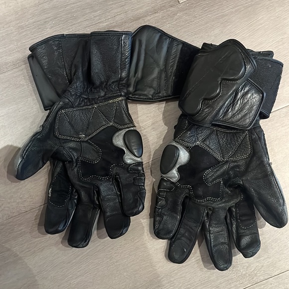 Kom tec leather biker gloves. Full protection - Picture 2 of 4